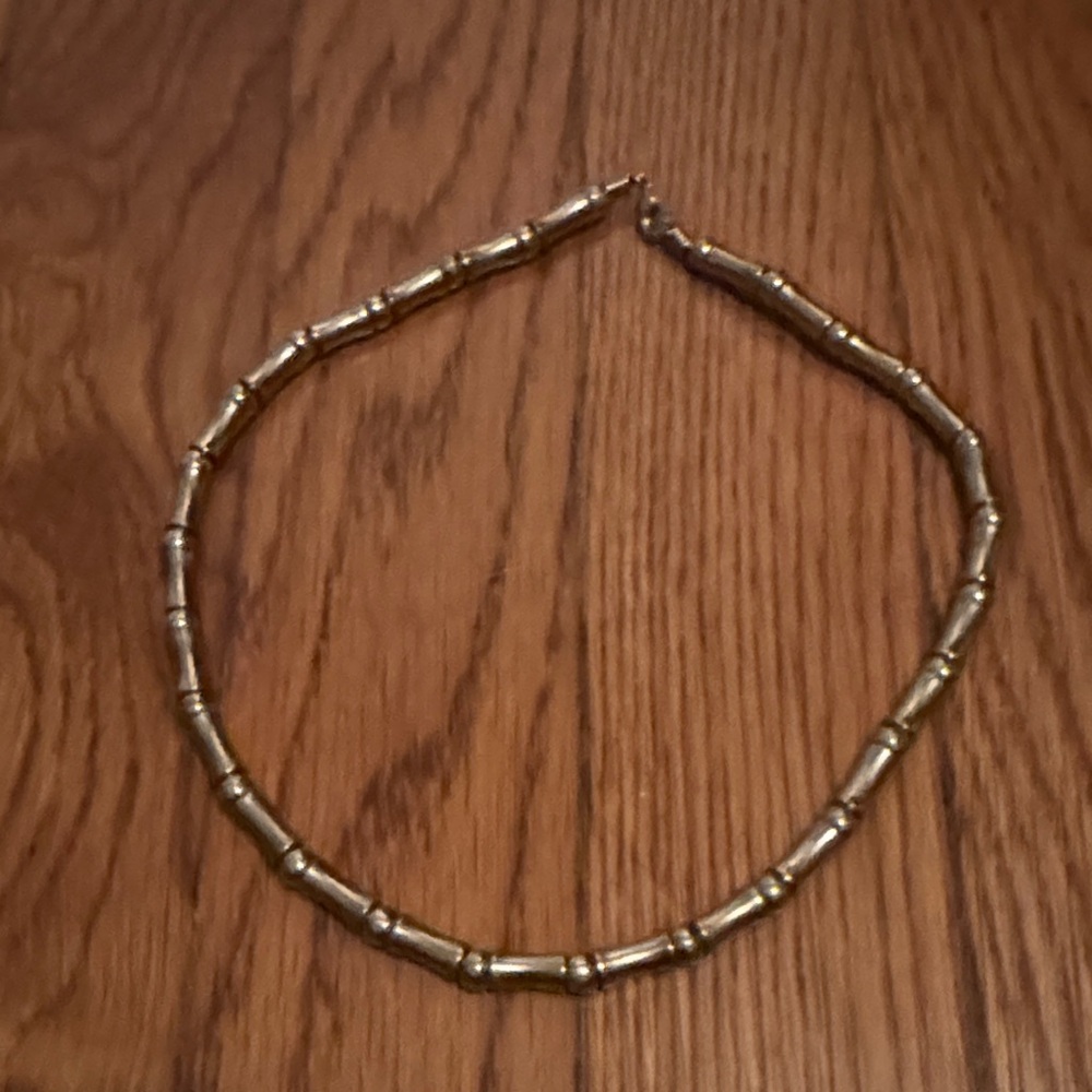 Silver plated choker 20"